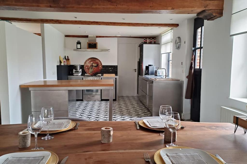 Ferme De Caractere Avec Piscine Et Cheminee Villa Sainghin-en-Melantois Luaran gambar