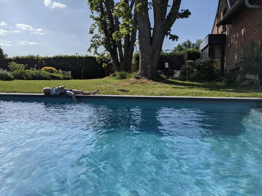 Ferme De Caractere Avec Piscine Et Cheminee Villa Sainghin-en-Melantois Luaran gambar